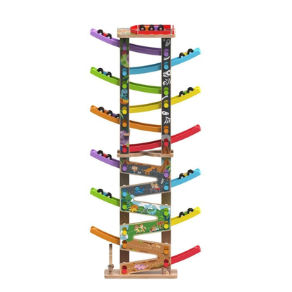 Дървена писта с рампи и колички 2Kids Toys – снимка 9