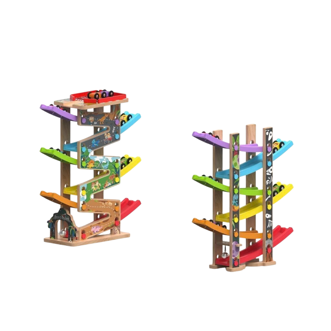 Дървена писта с рампи и колички 2Kids Toys – снимка 8