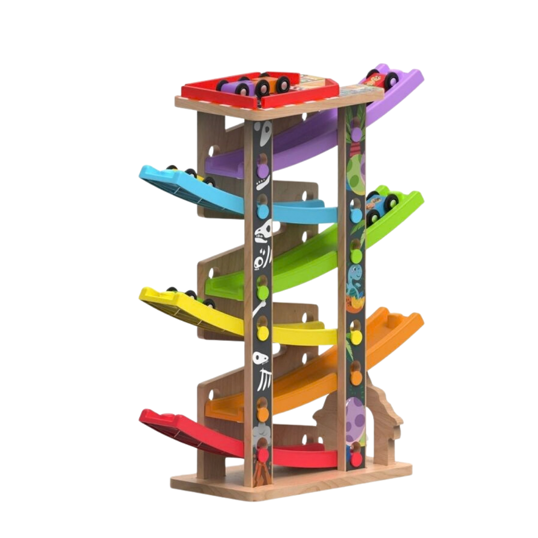 Дървена писта с рампи и колички 2Kids Toys – снимка 7