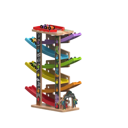 Дървена писта с рампи и колички 2Kids Toys – снимка 6