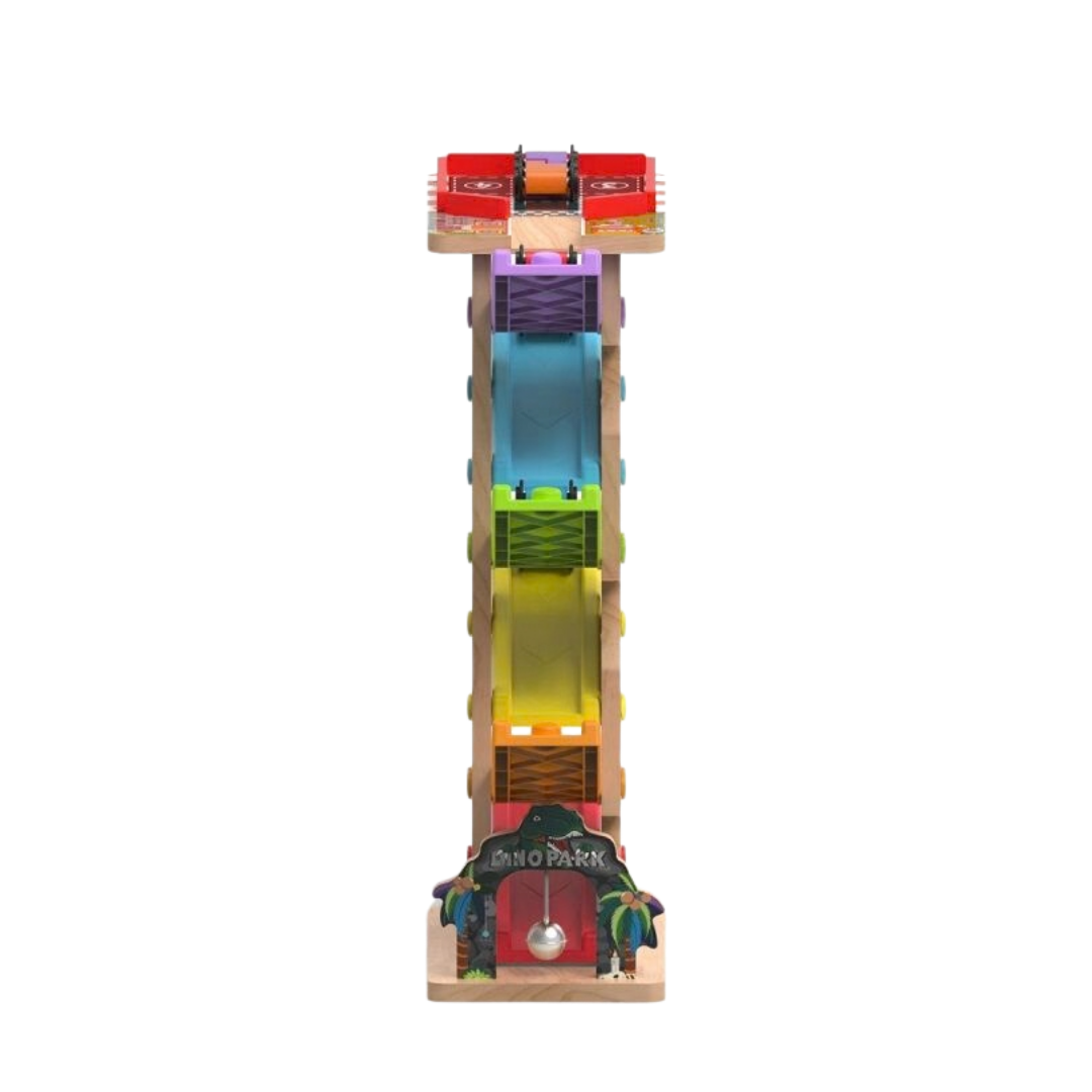 Дървена писта с рампи и колички 2Kids Toys – снимка 5