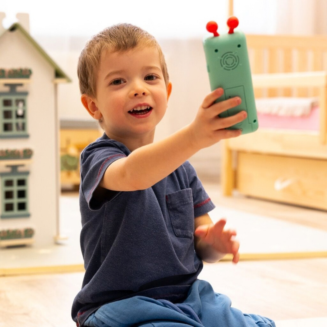 Дървен бизи борд Монтесори къща в сив цвят 2Kids Toys – снимка 9