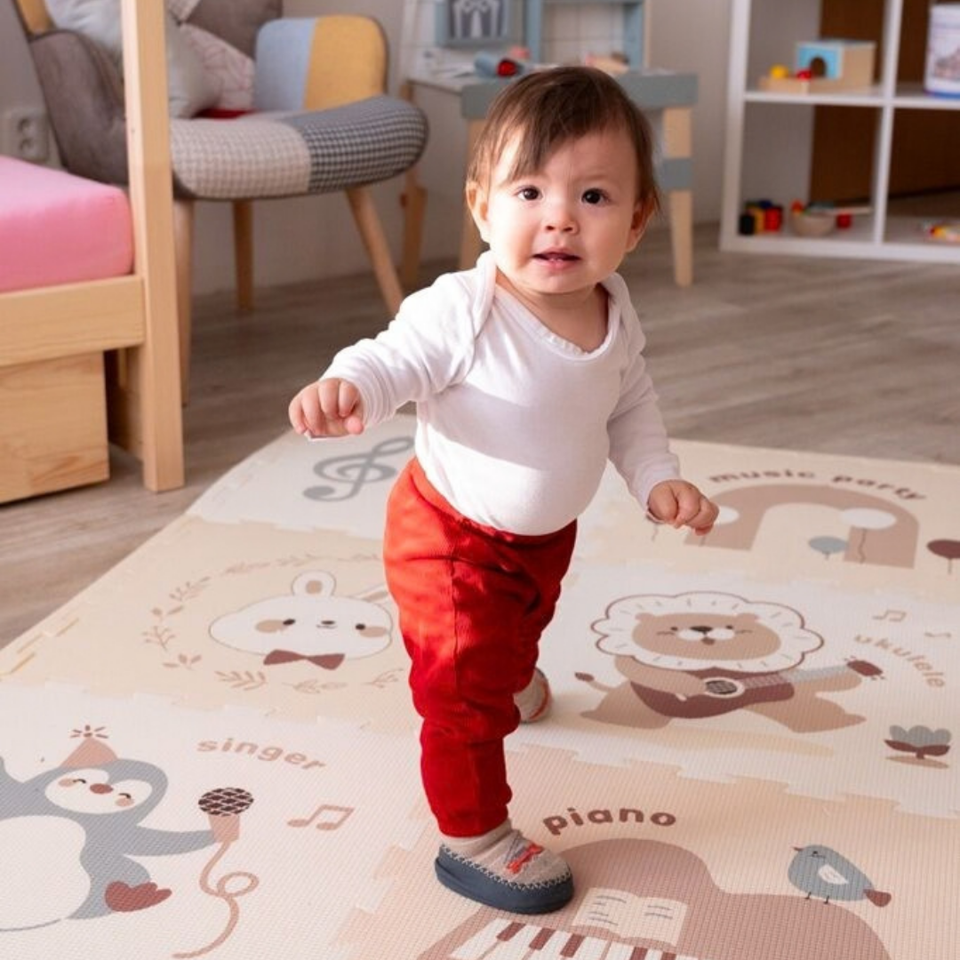 Мек пъзел-килим Animal Party с животни-музиканти 2Kids Toys – снимка 5