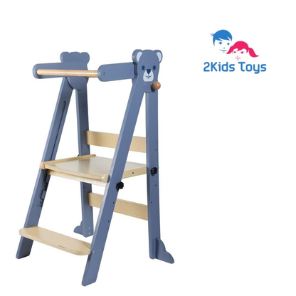 Дървена Монтесори кула Мече 2Kids Toys