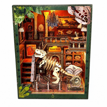 Сглобяем book nook Музей на динозаврите с LED осветление 2Kids Toys – снимка 2