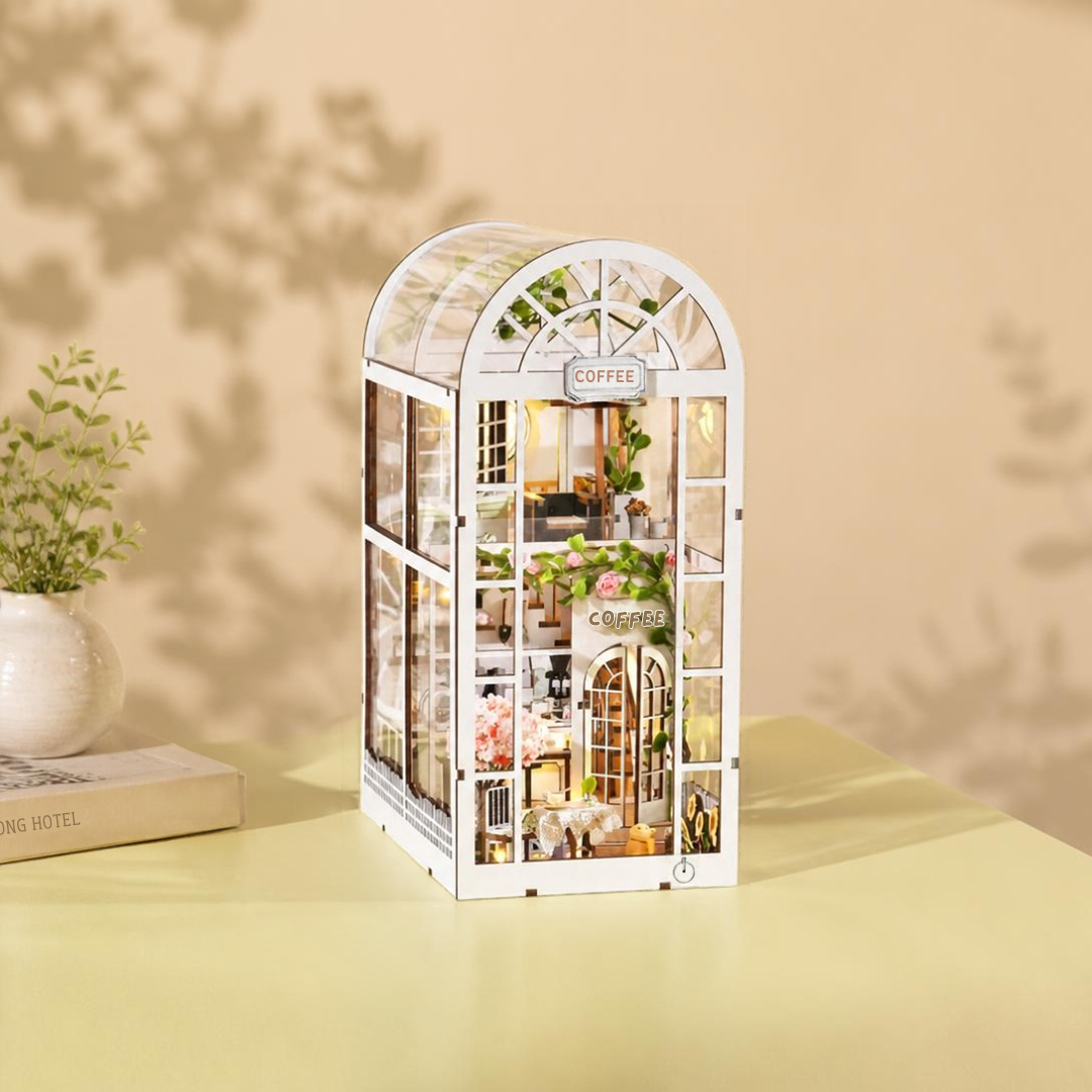 Сглобяем модел Book Nook White Garden с LED осветление 2Kids Toys – снимка 2
