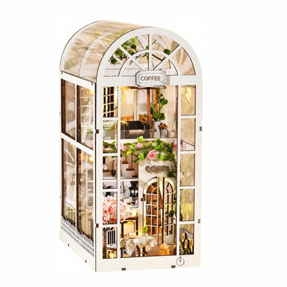 Сглобяем модел Book Nook White Garden с LED осветление 2Kids Toys – снимка 3