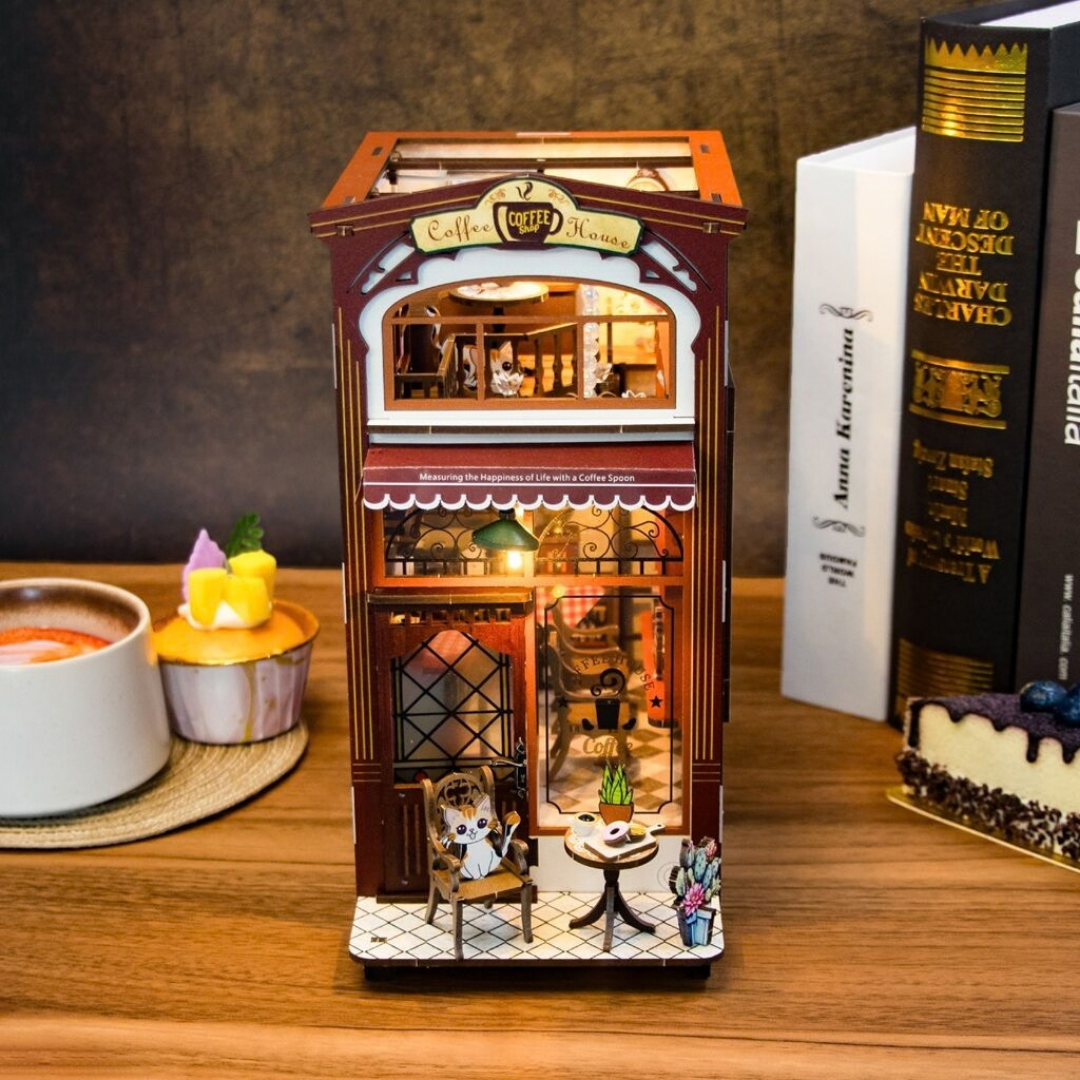 Сглобяем book nook модел Кафене с LED осветление 2Kids Toys – снимка 2