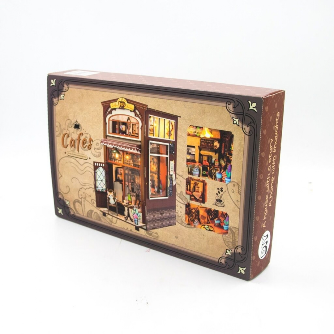Сглобяем book nook модел Кафене с LED осветление 2Kids Toys – снимка 7