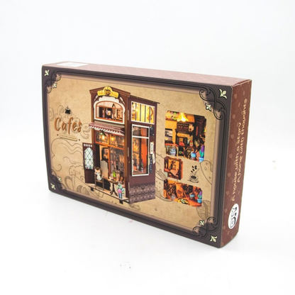 Сглобяем book nook модел Кафене с LED осветление 2Kids Toys – снимка 7