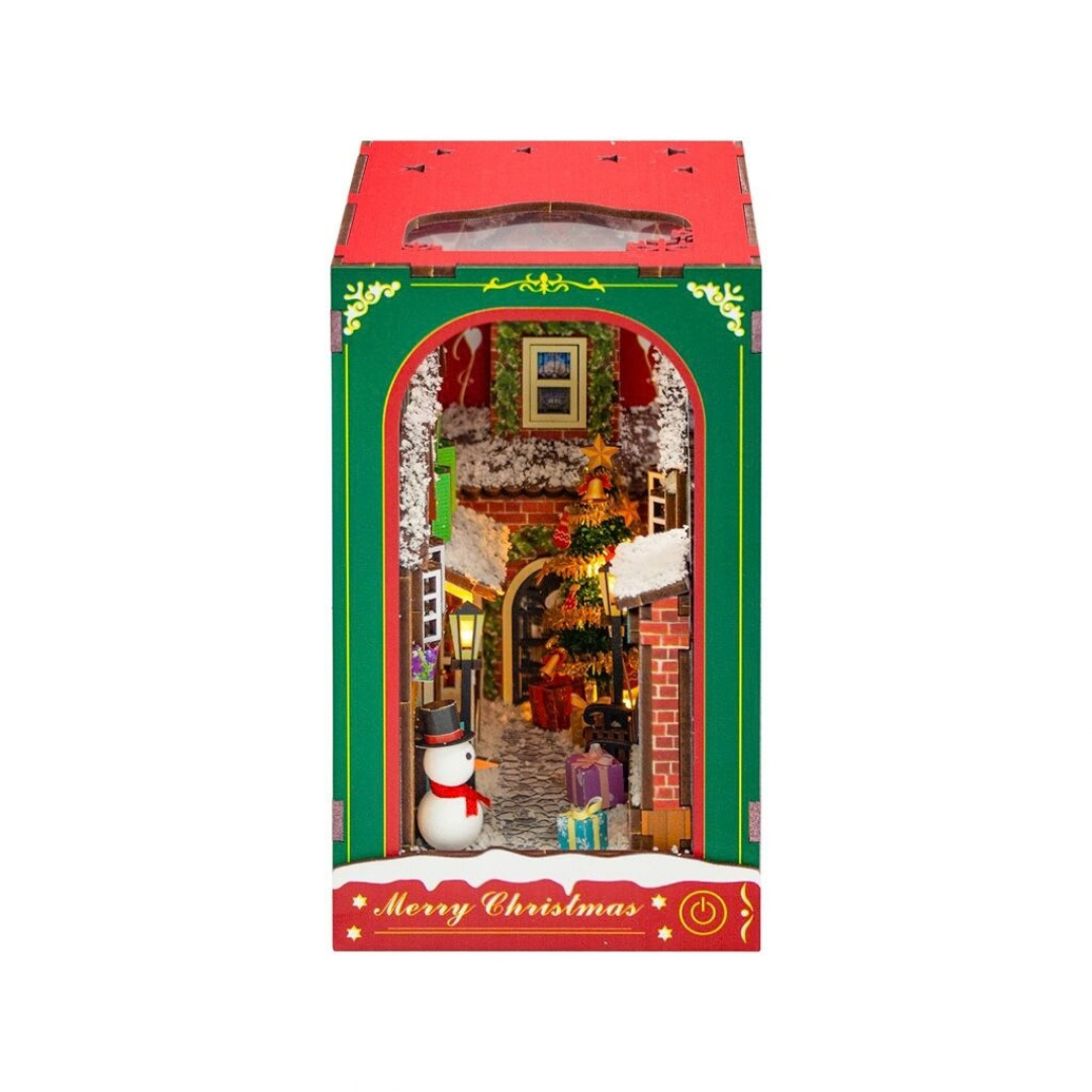 Сглобяем модел Book Nook White Christmas с LED осветление 2Kids Toys – снимка 2