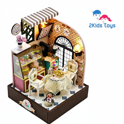 Сглобяема 3D миниатюра Sugar Cake Station с LED осветление 2Kids Toys – снимка 4