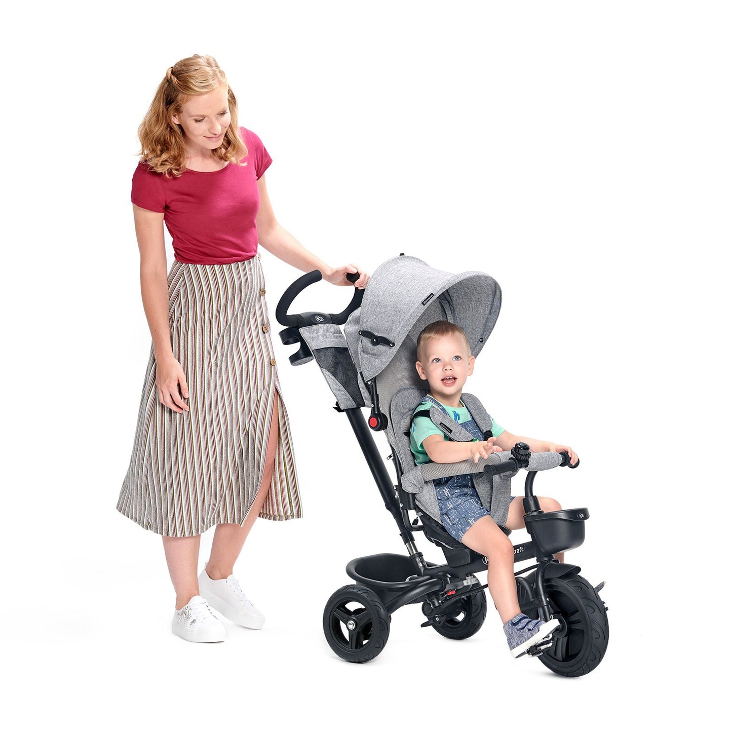 KinderKraft AVEO LIGHT GREY триколка KRAVEO00LGR0000