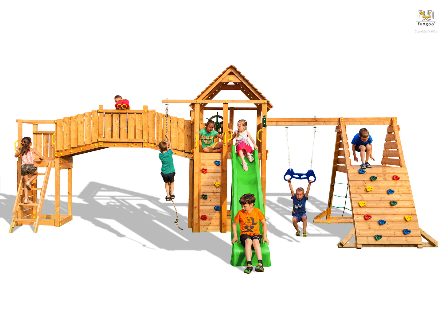 Fungoo 03524 MAXI Fun gym детска площадка