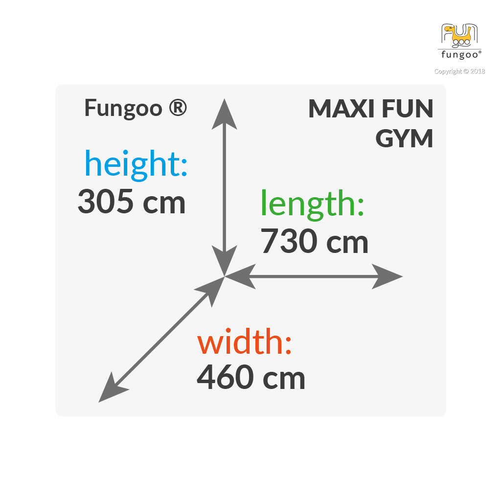 Fungoo 03524 MAXI Fun gym детска площадка
