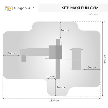Fungoo 03524 MAXI Fun gym детска площадка