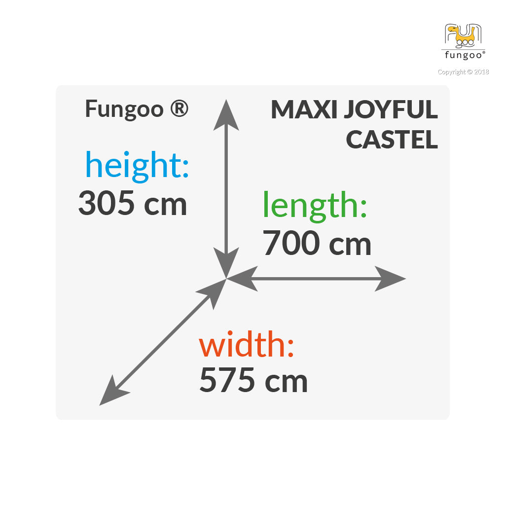 Fungoo 03525 MAXI Joyfull castle детска площадка