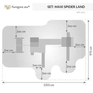 Fungoo 03528 MAXI Spider land детска площадка