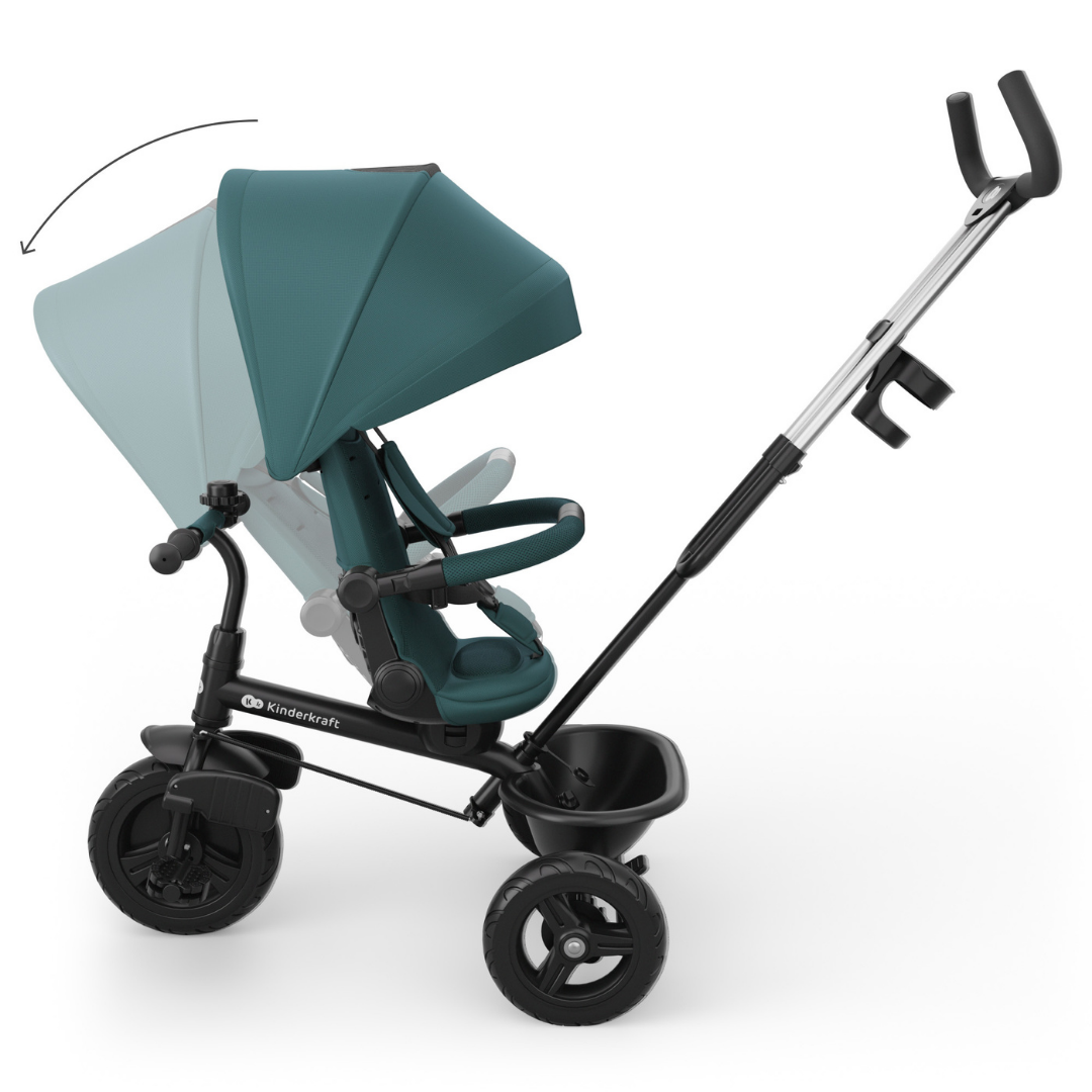 KinderKraft ASTON 2 PLUS триколка ЗЕЛЕНА