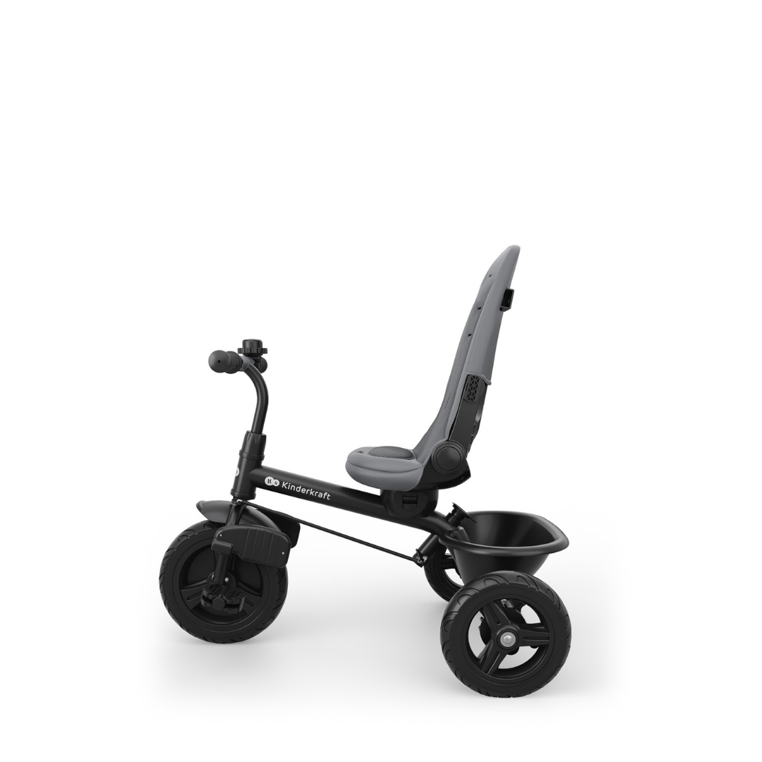 KinderKraft ASTON 2 PLUS триколка СИВА