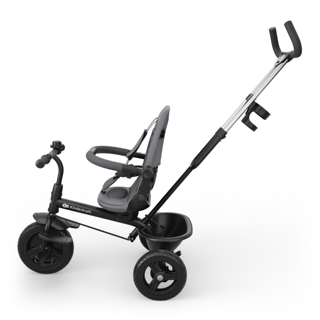 KinderKraft ASTON 2 PLUS триколка СИВА