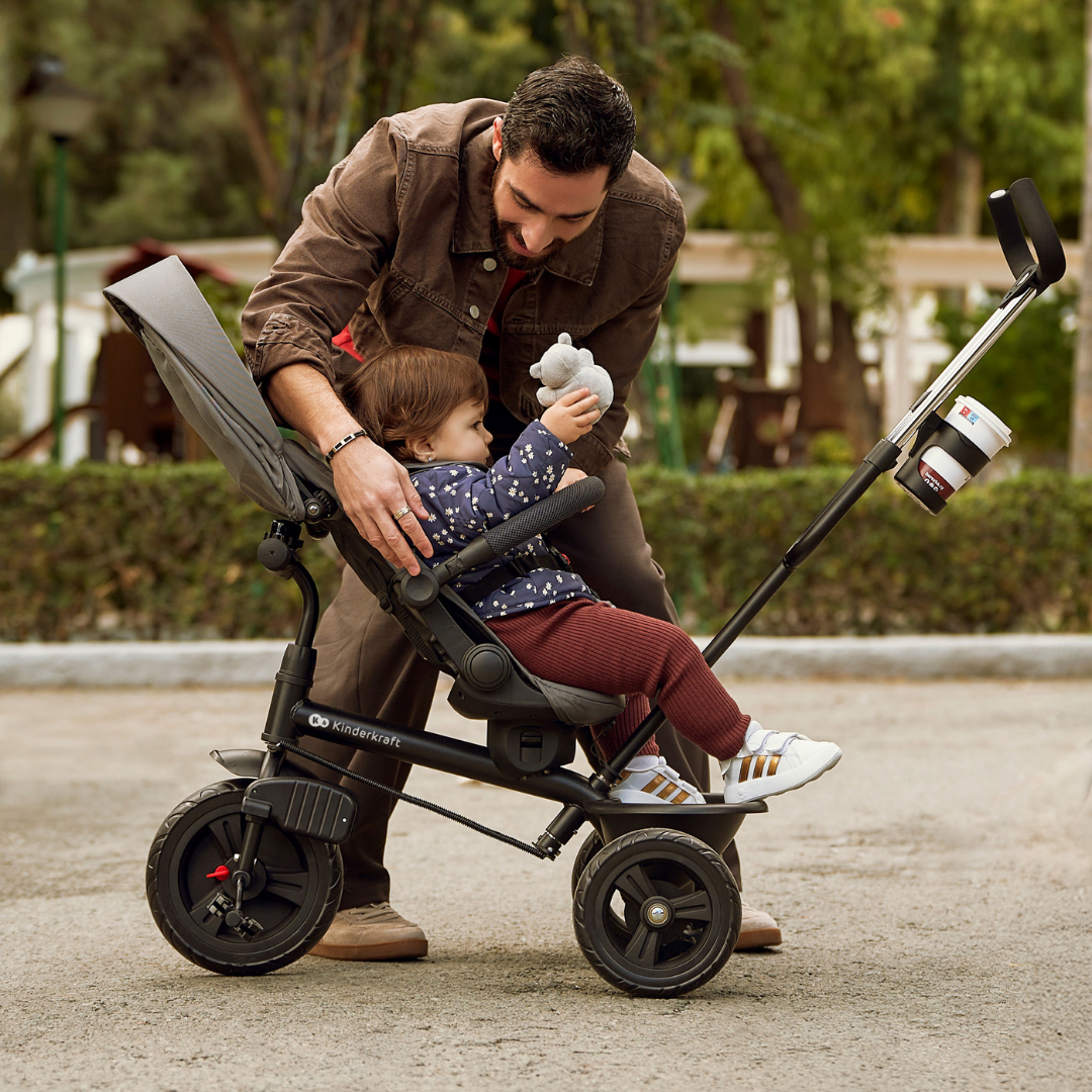 KinderKraft ASTON 2 PLUS триколка РОЗОВА