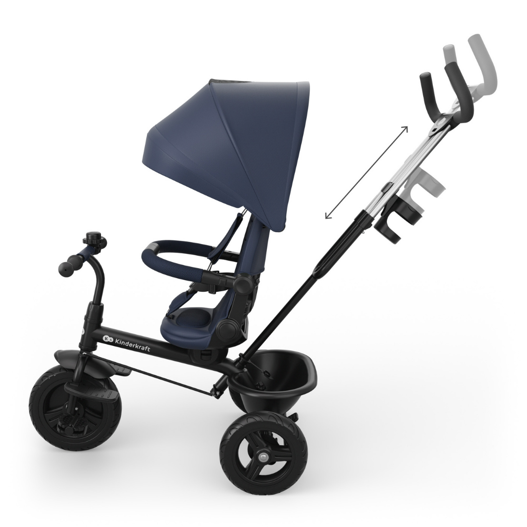 KinderKraft ASTON 2 PLUS триколка СИНЯ