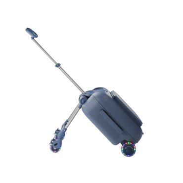 KinderKraft CABBY куфар със седалка BLUE