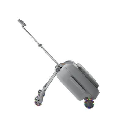 KinderKraft CABBY куфар със седалка GREY