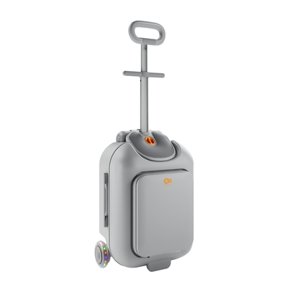 KinderKraft CABBY куфар със седалка GREY