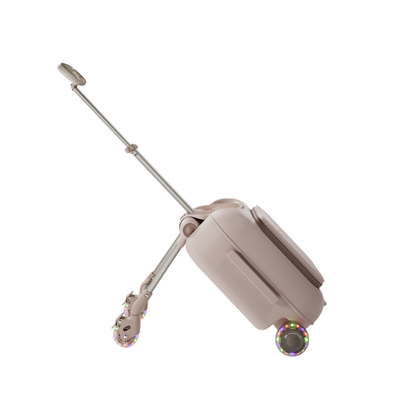 KinderKraft CABBY куфар със седалка ROSE GOLD