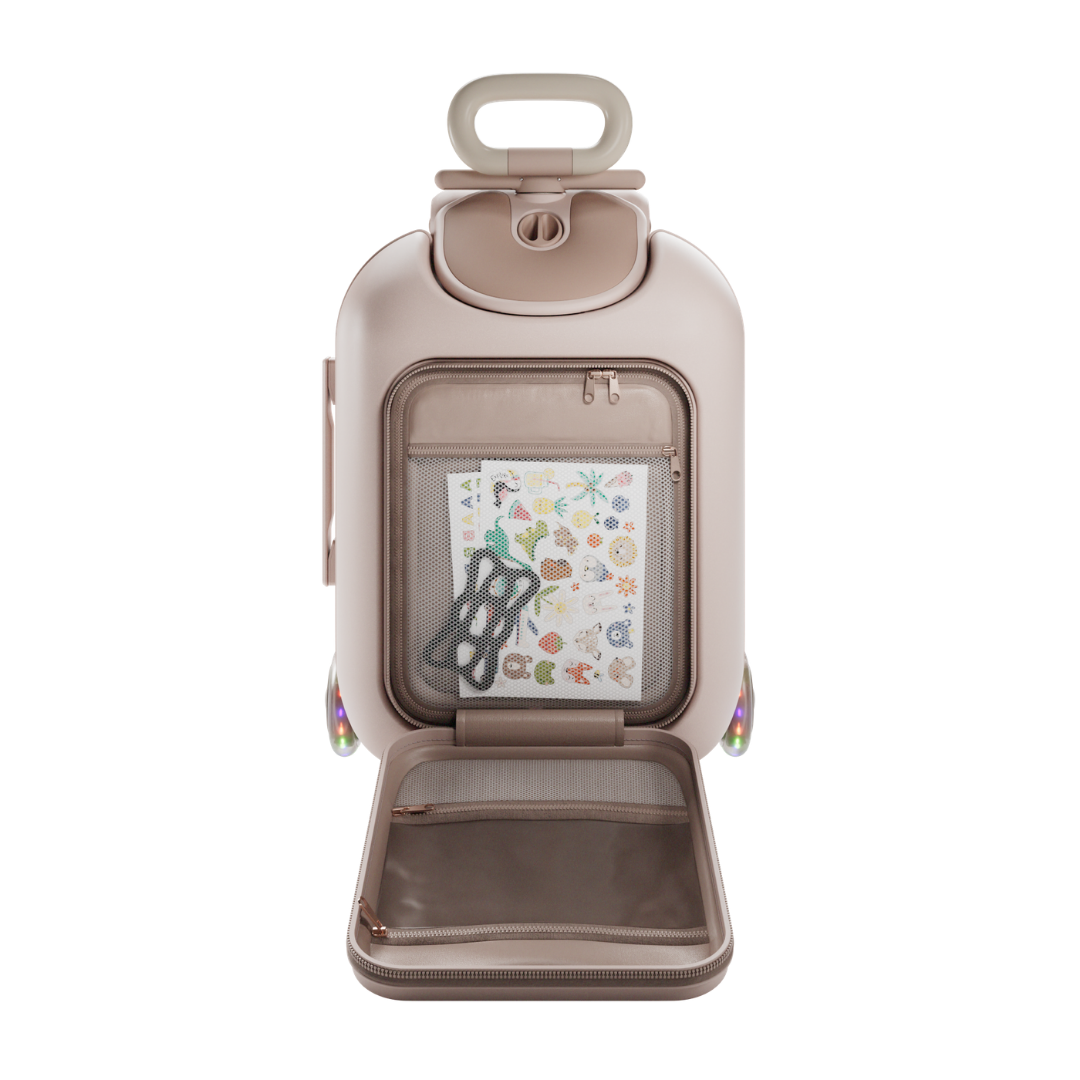 KinderKraft CABBY куфар със седалка ROSE GOLD