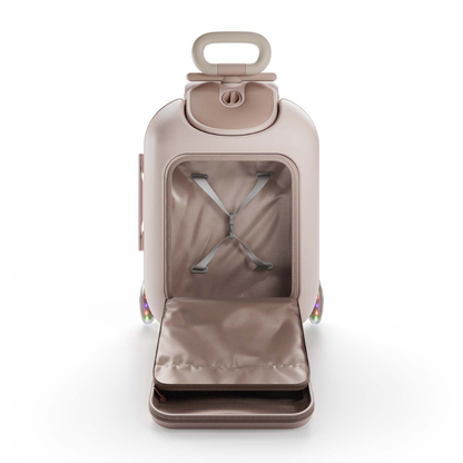 KinderKraft CABBY куфар със седалка ROSE GOLD