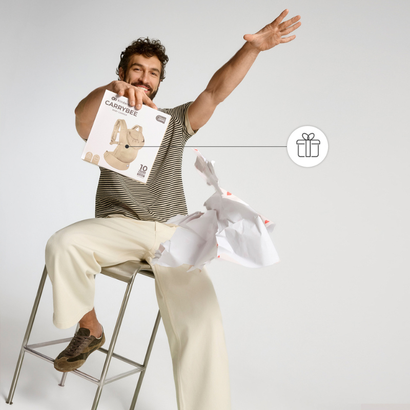 Kinderkraft CARRYBEE ергономична раница GREY