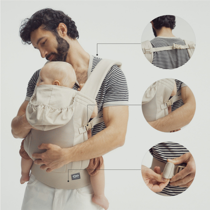 Kinderkraft CARRYBEE ергономична раница BLACK