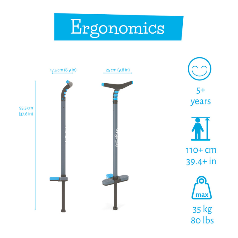 Chillafish Poogi CPPG01BLU kids пого стик Blue