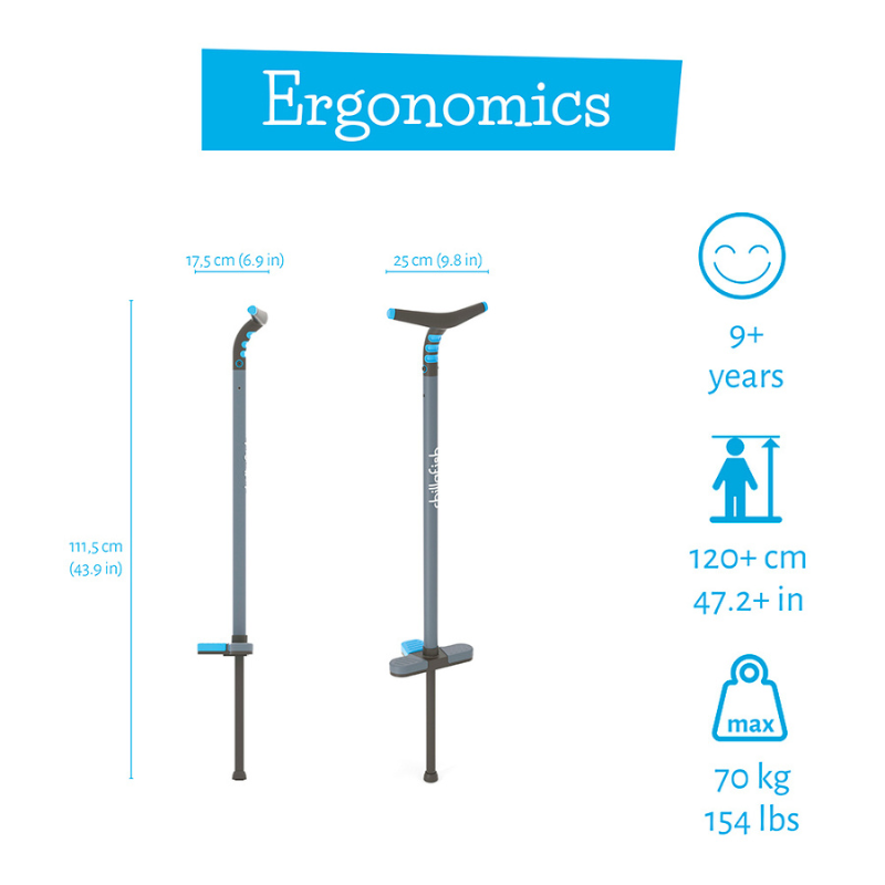 Chillafish Poogi CPPG03BLU teen пого стик Blue