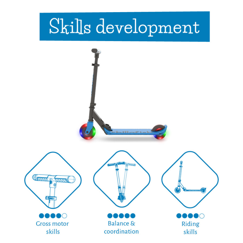 Chillafish Flexxi Glow CPFM04NAV сгъваема тротинетка Navy