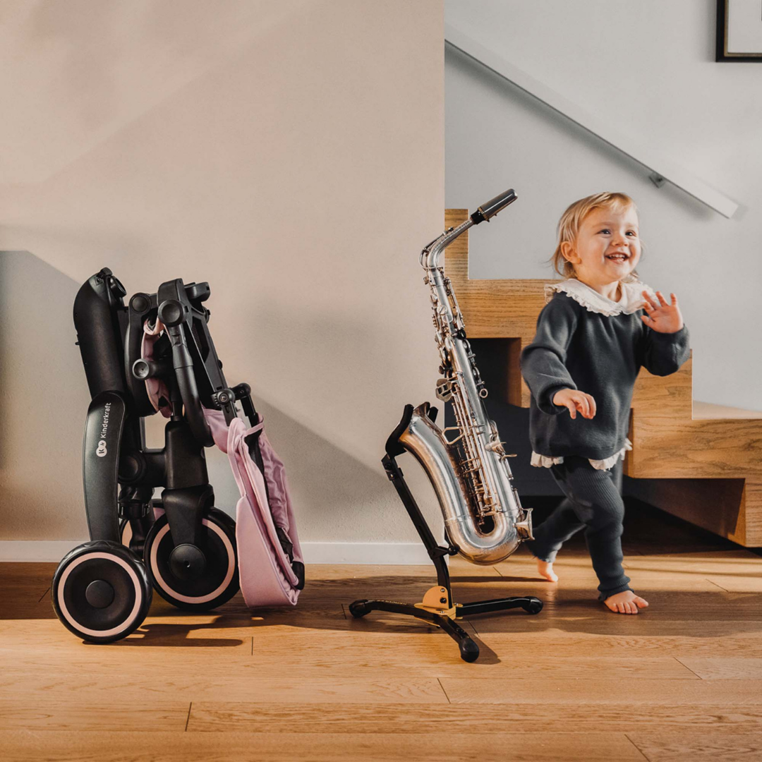 KinderKraft JAZZ 3 сгъваема триколка БЕЖОВА
