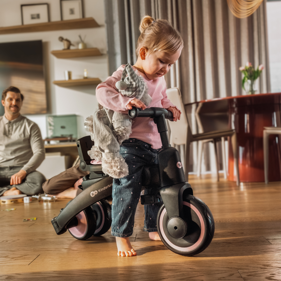 KinderKraft JAZZ 3 сгъваема триколка БЕЖОВА