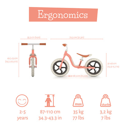 Chillafish Charlie LUX CPCH05SAL колело за баланс Salmon