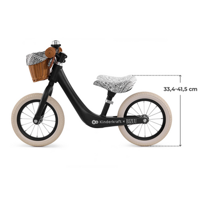 Kinderkraft RAPID 2 колело за баланс BIZUU BLACK