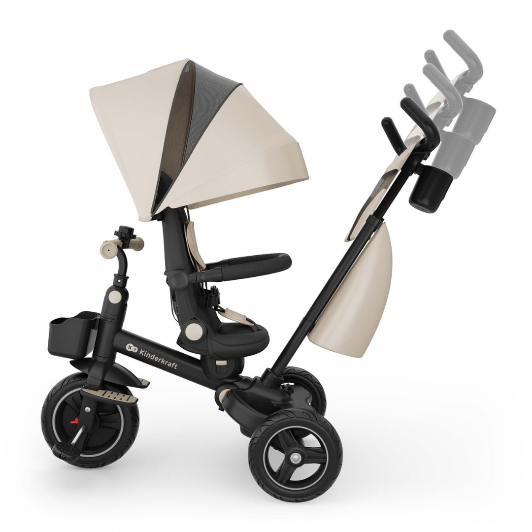 KinderKraft SPINSTEP 2 PLUS триколка БЕЖОВА